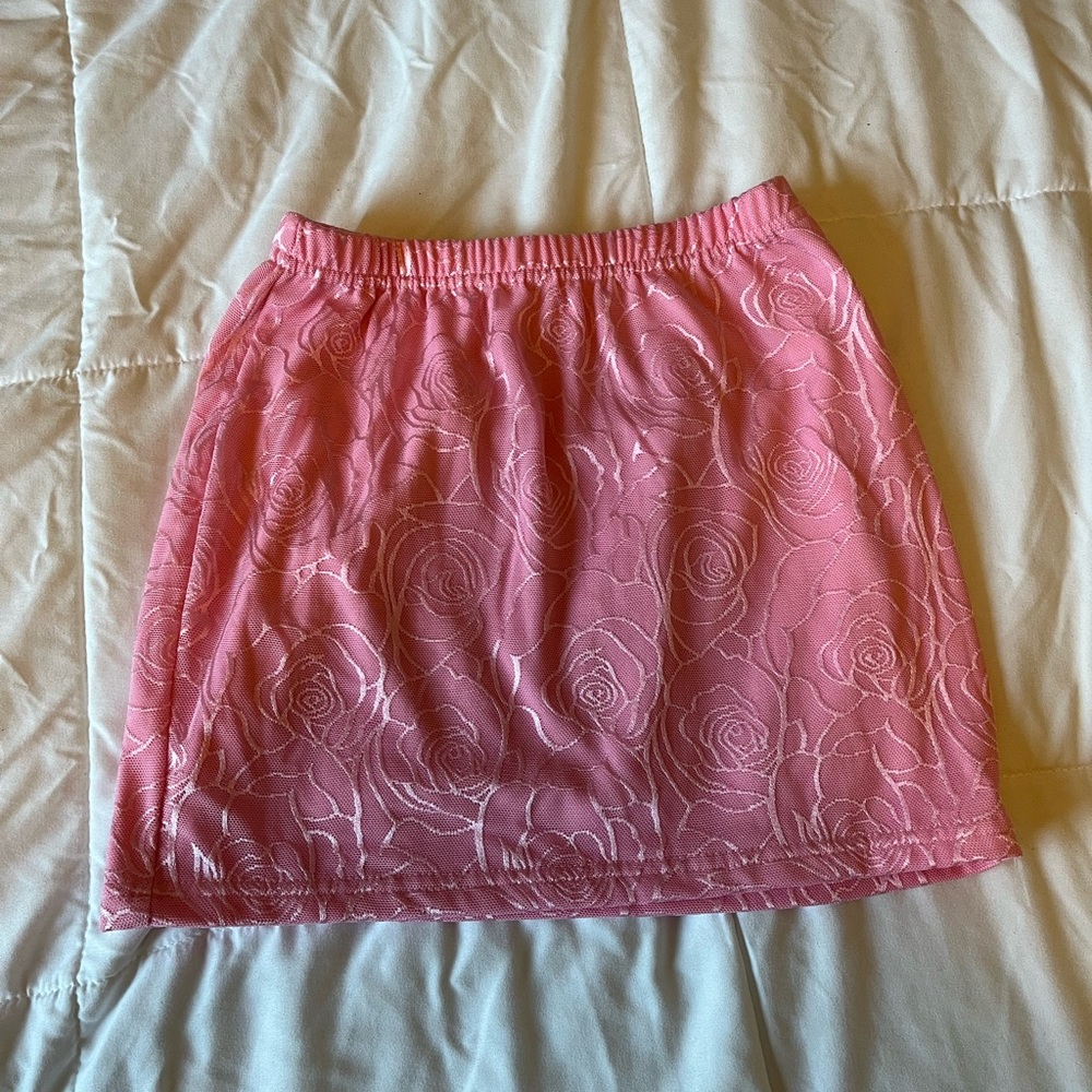 SHEIN pink skirt